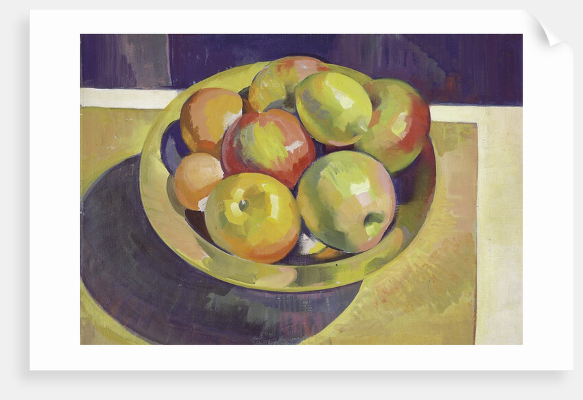 Brass Bowl and Fruit by Robert McIntosh