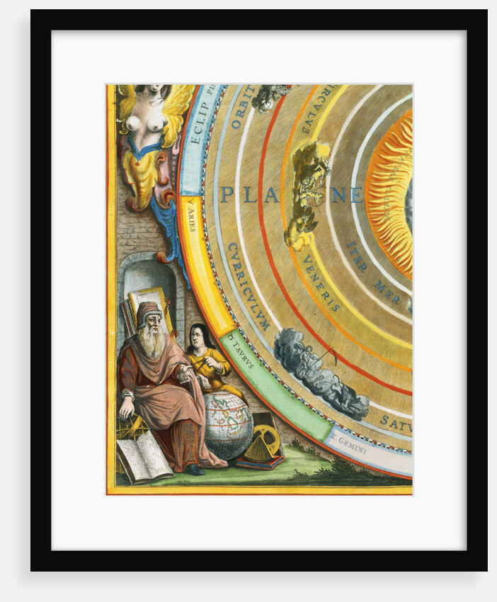 Detail of The Planisphere of Ptolemy Plate from The Celestial Atlas by Andreas Cellarius