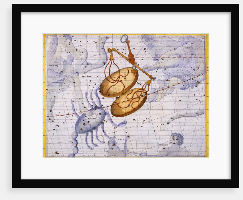 The Constellations of Libra and Scorpio by James Thornhill
