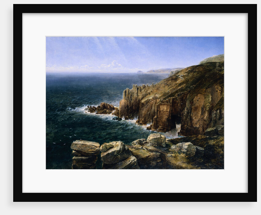 The Land's End, Cornwall by Thomas Creswick