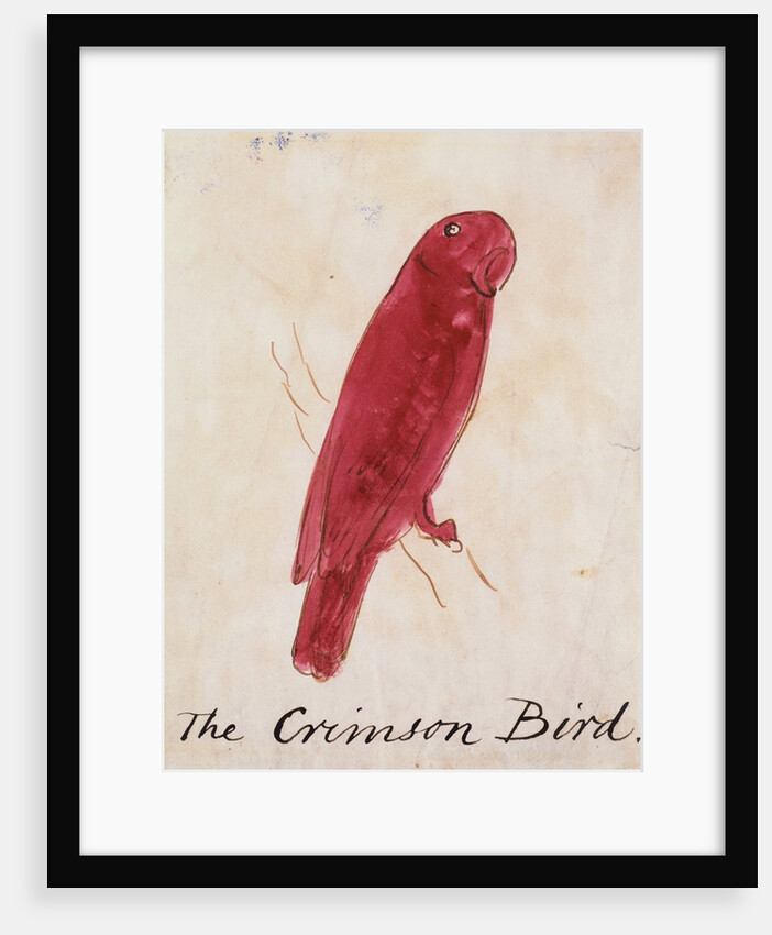 The Crimson Bird by Edward Lear