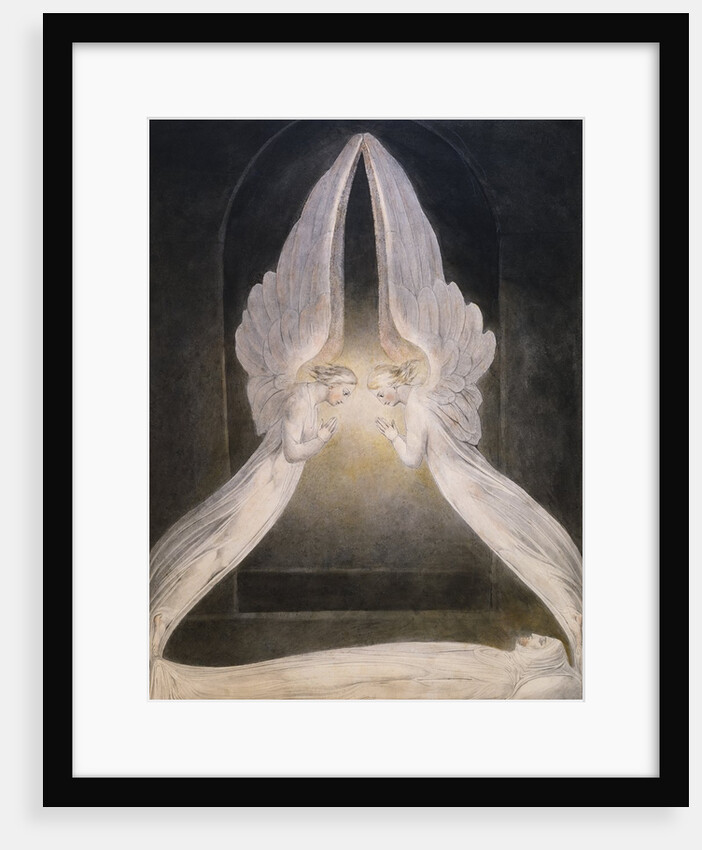The Angels Hovering Over the Body of Jesus in the Sepulchre by William Blake