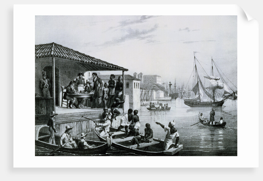 Disembarkation by Johann Moritz Rugendas