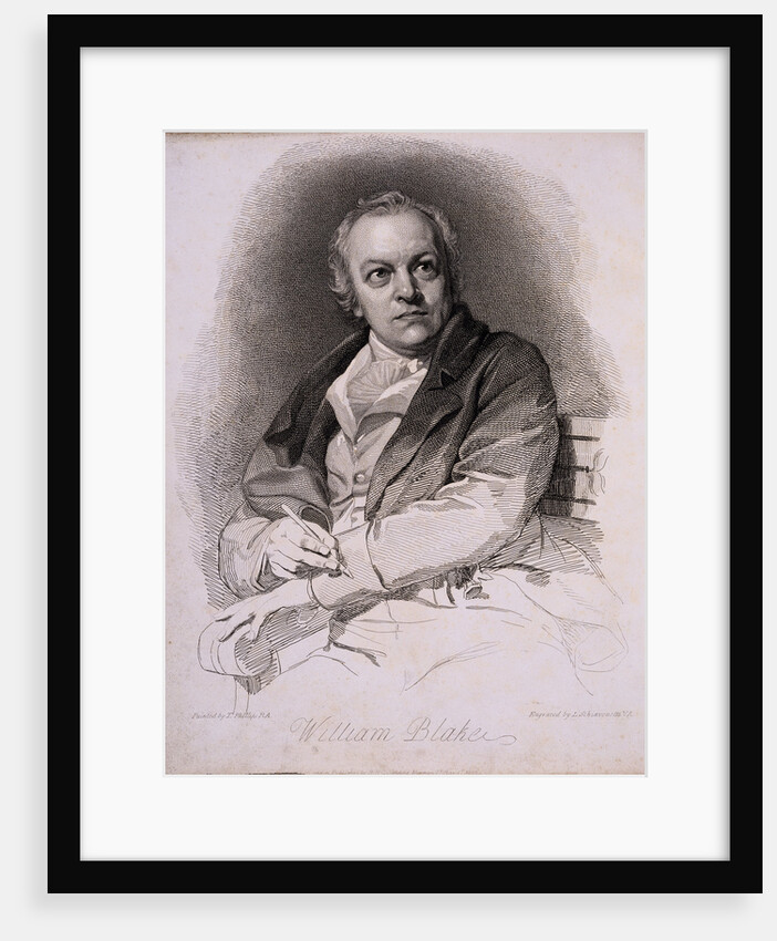 Portrait of William Blake by Louis Schiavonetti