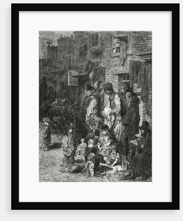 Wentworth Street, Whitechapel by Gustave Dore