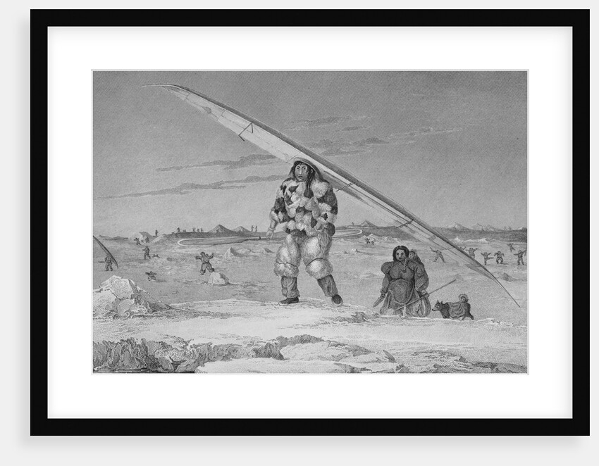 Illustration of an Inuit Family of Igloolik by Edward Finden