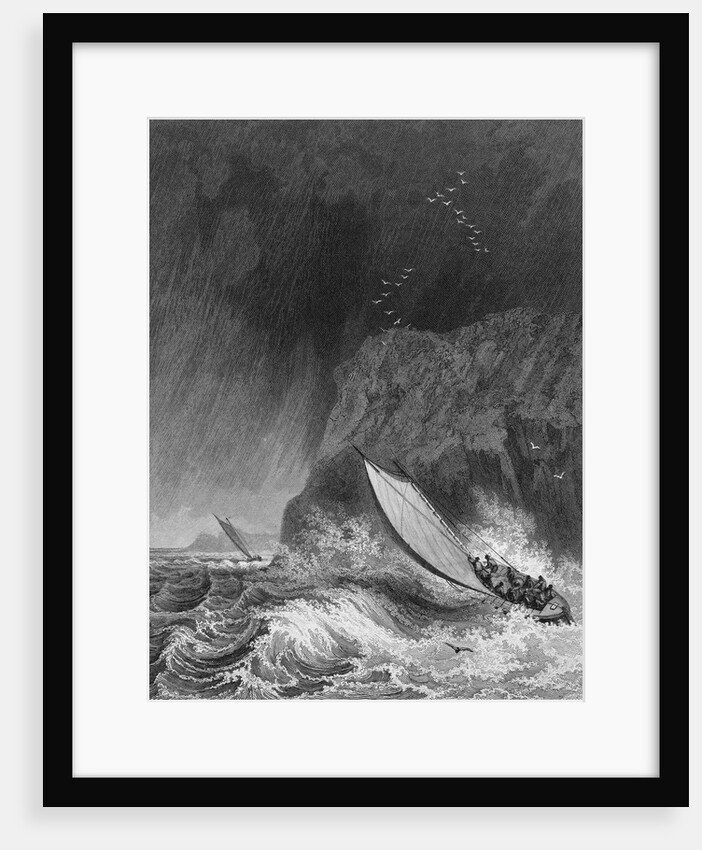 Illustration of Parry's Boats in a Snow Storm off Walden Island by Anonymous