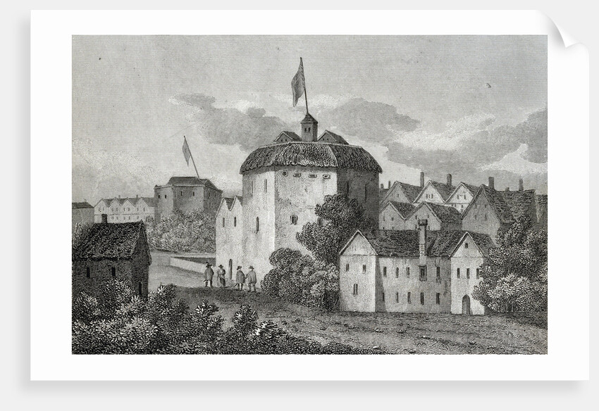 The Globe Theatre Engraving by Anonymous