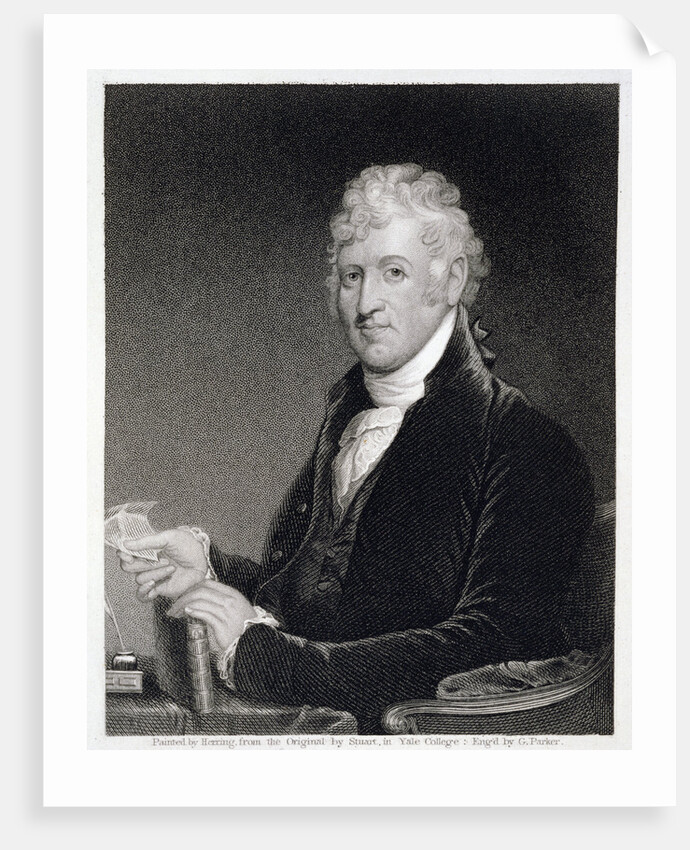 Portrait Engraving of David Humphries by Anonymous