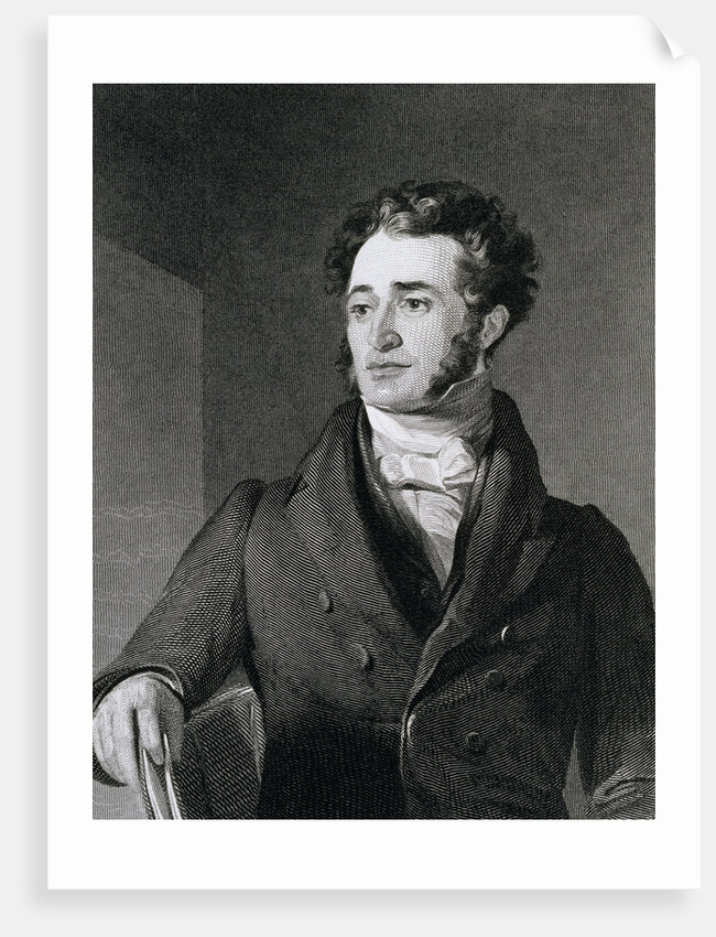 Portrait Engraving of Jared Sparks by Anonymous