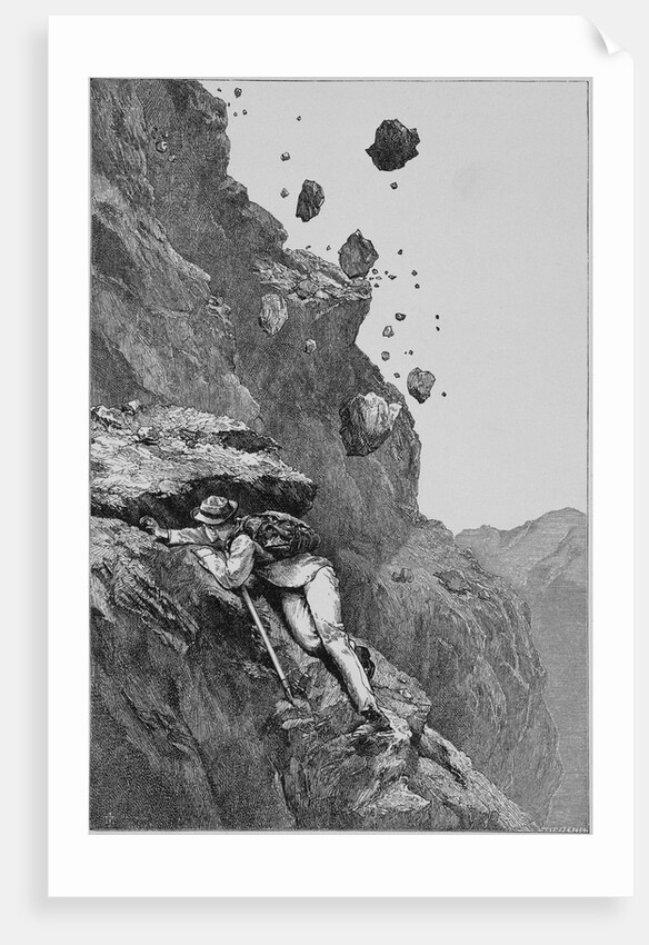 A Cannonade of the Matterhorn by Edward Whymper