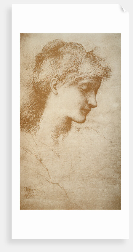 Portrait of a Young Woman by Edward Burne Jones