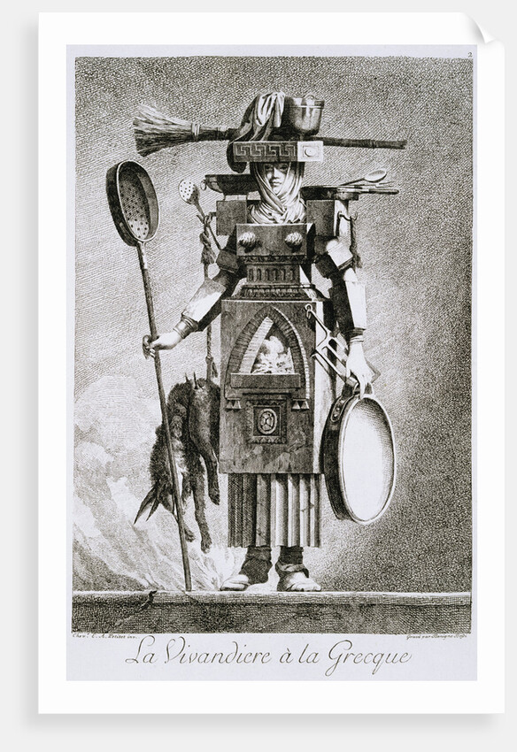 La Vivandier a la Greque by Ennemond Alexandre Petitot