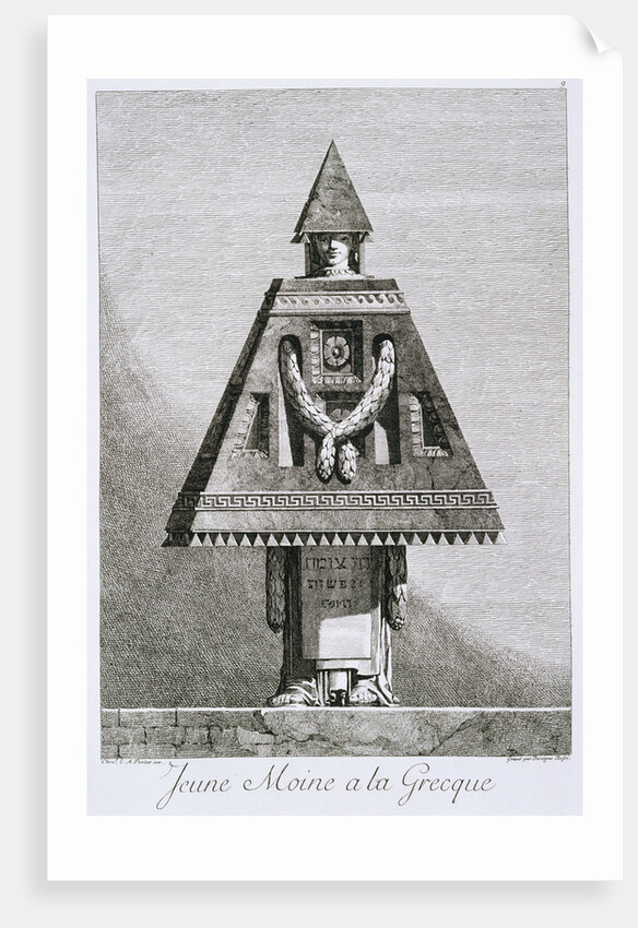 Jeune Moine a la Greque by Ennemond Alexandre Petitot