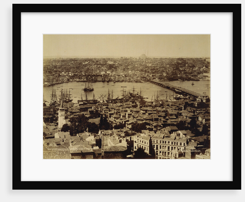 Aerial View of a Bridge Over the Bosporus in Istanbul by Anonymous
