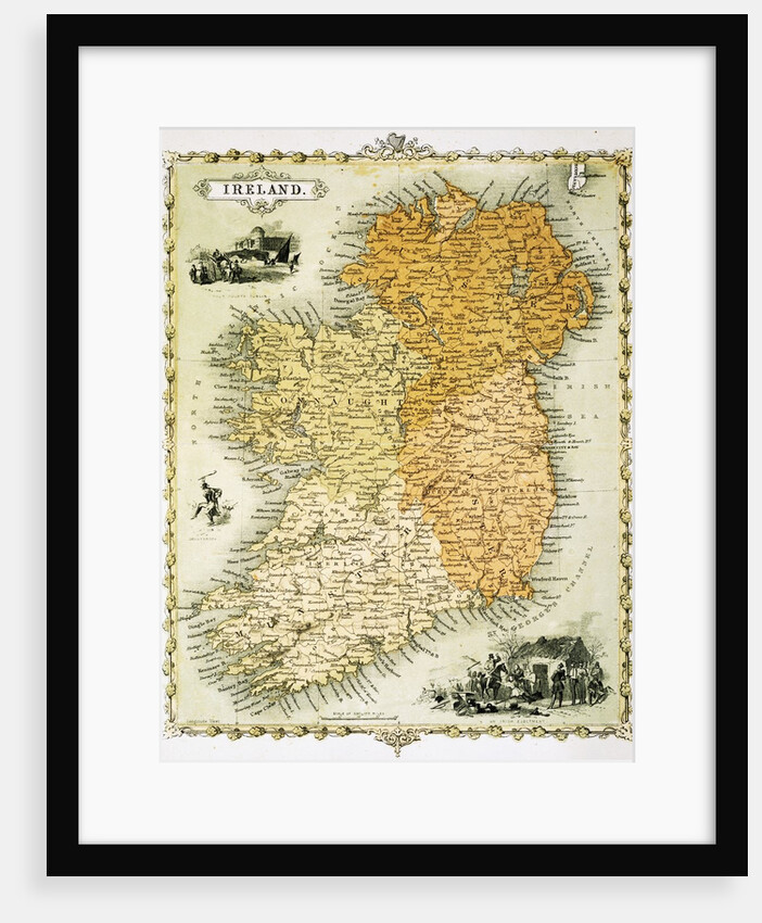 Ireland Map by C. Montague