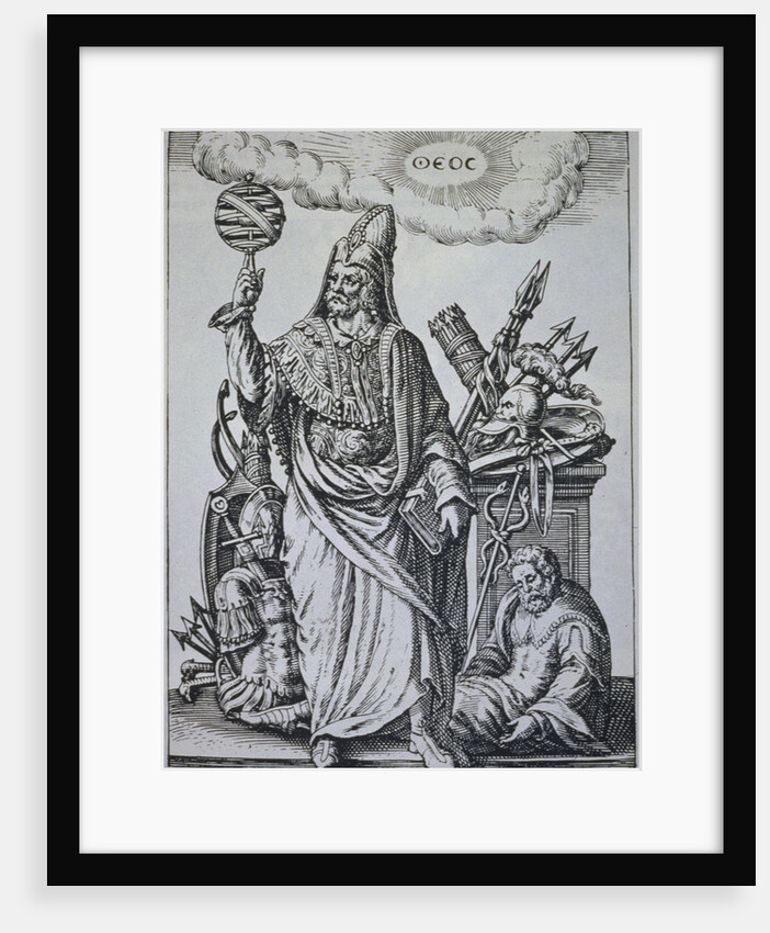 Hermes Trismegistus Book Illustration by Johann Theodor de Bry
