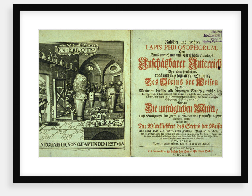 Illustration from the Treatise on Truth & Falsehood About the Philosopher's Stone by Anonymous