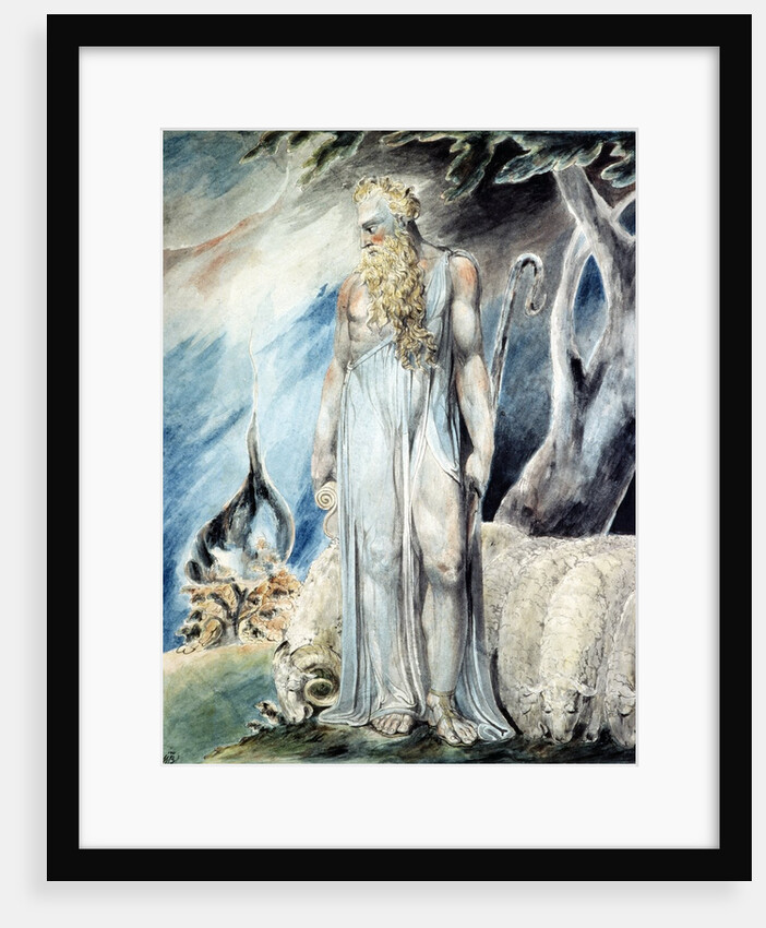 Moses and the Burning Bush by William Blake