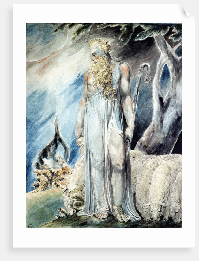 Moses and the Burning Bush by William Blake