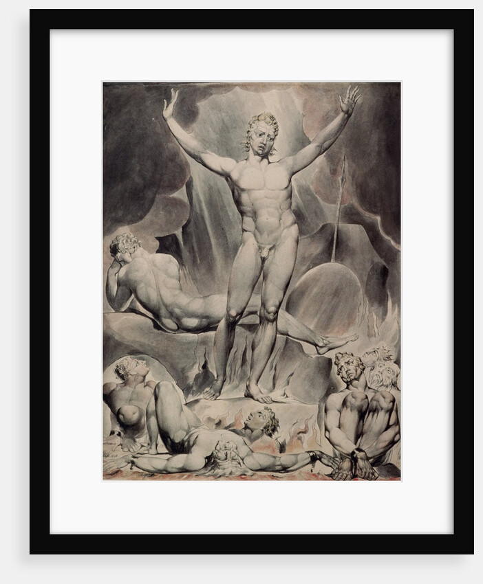 Satan Arousing the Rebel Angels by William Blake