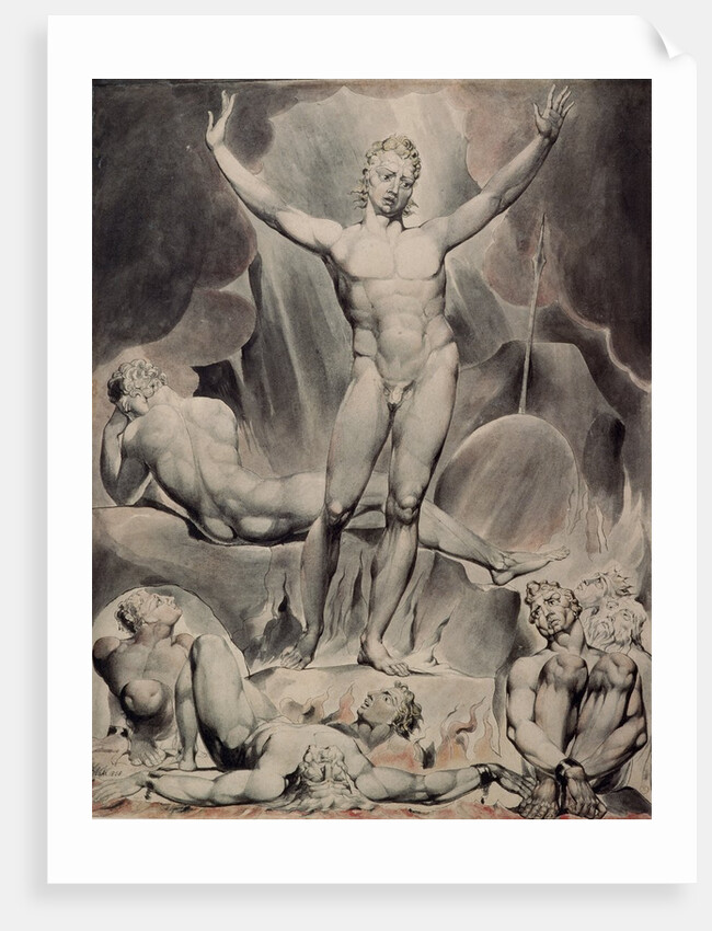 Satan Arousing the Rebel Angels by William Blake