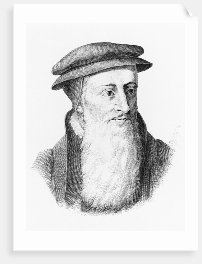 Engraved Portrait of John Knox by Anonymous