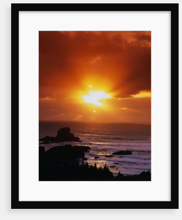 Sunset over the Pacific by Anonymous