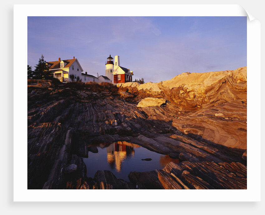 Pemaquid Lighthouse Reflecting in Tide Pool by Anonymous