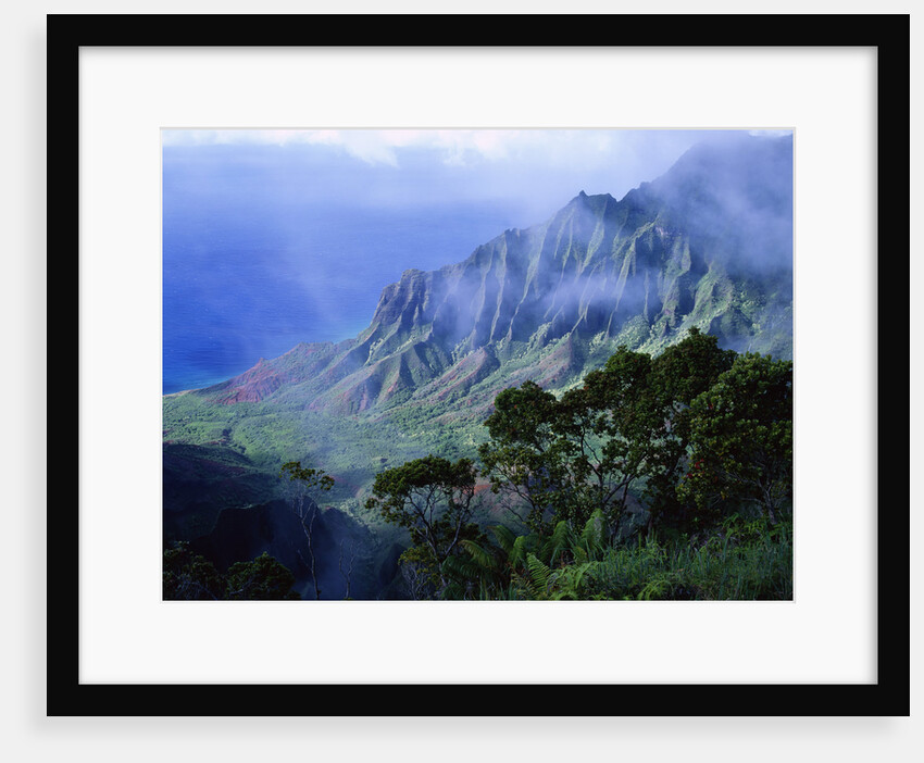 Light Fog in Kalalau Valley by Anonymous