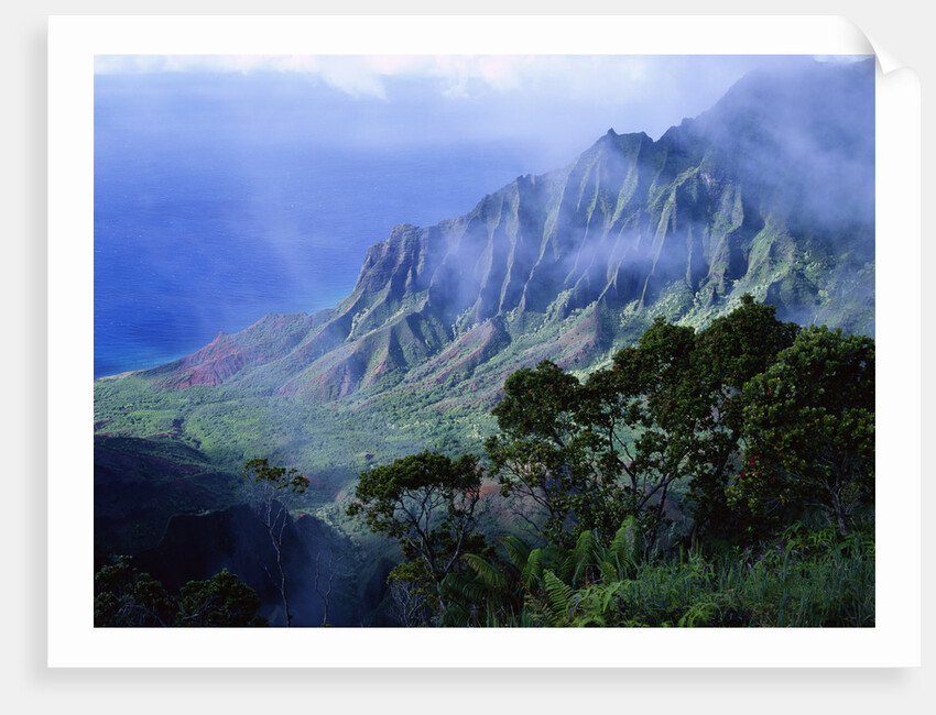 Light Fog in Kalalau Valley by Anonymous