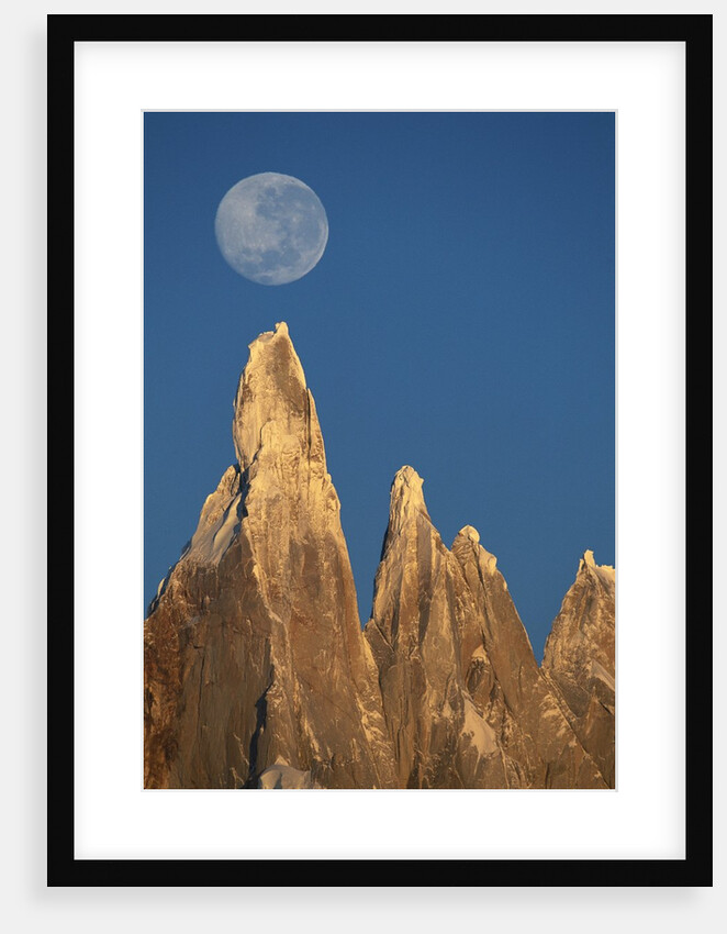 Moon Over Mount Torre by Anonymous
