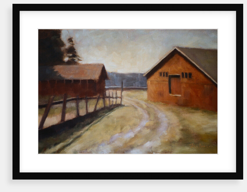 Cama Beach Buildings by Mary Iverson