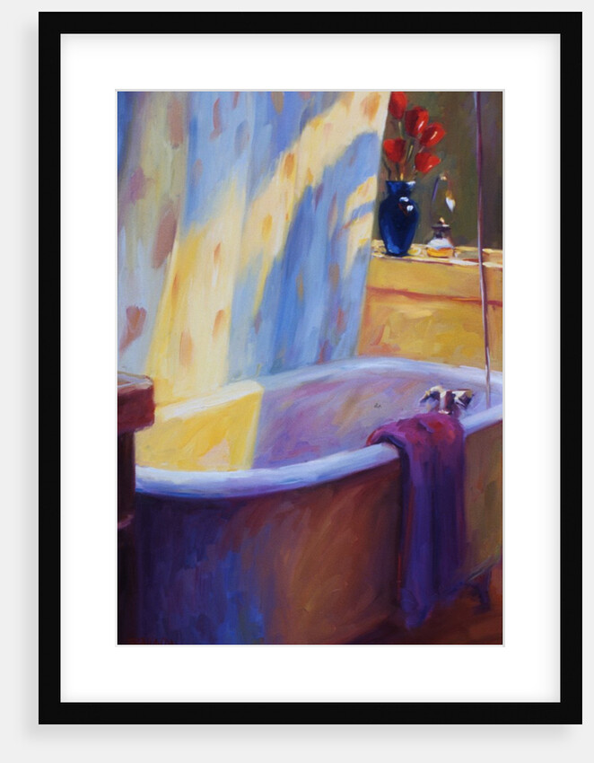 Tub and Tulips II by Pam Ingalls
