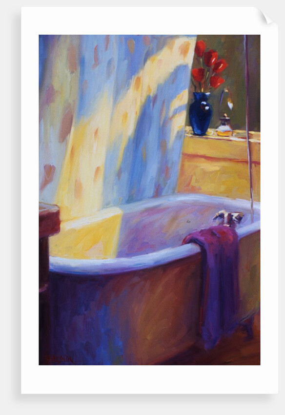 Tub and Tulips II by Pam Ingalls