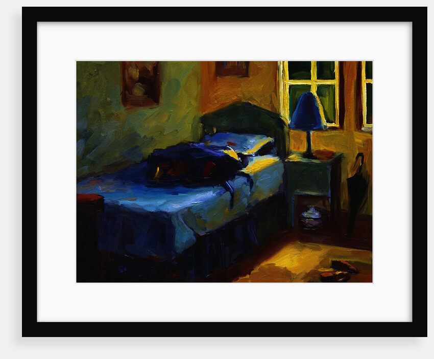 Bed in Leslie's Cottage by Pam Ingalls
