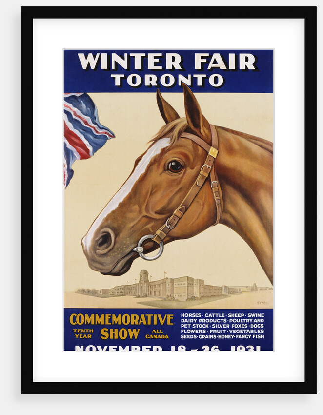 Royal Winter Fair Toronto Poster by J.B. Massie
