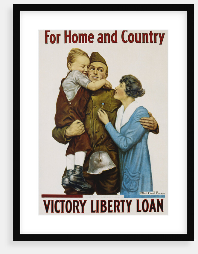 For Home and Country Poster by Alfred Everitt Orr