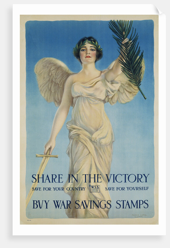 Share in the Victory - Buy War Saving Stamps Poster by Haskell Coffin