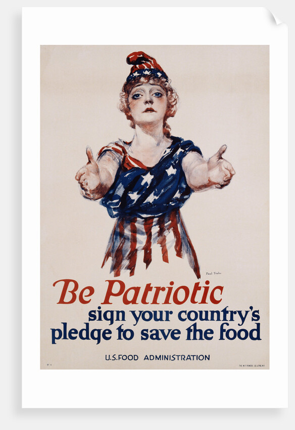 Be Patriotic Poster by Paul Stahr
