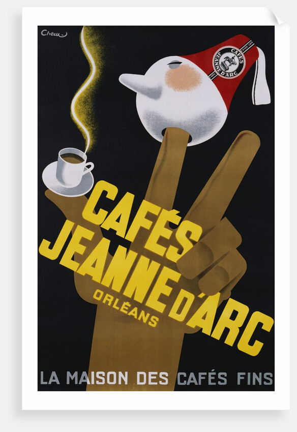 Cafes Jeanne d'Arc Poster by Carl Chew