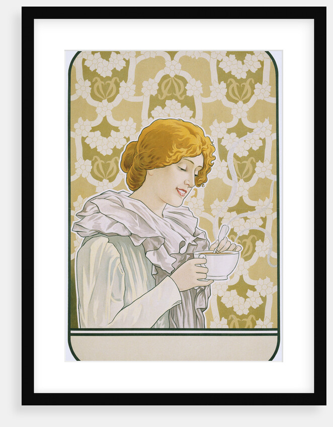 Art Nouveau Poster Advertising Hot Chocolate by Anonymous