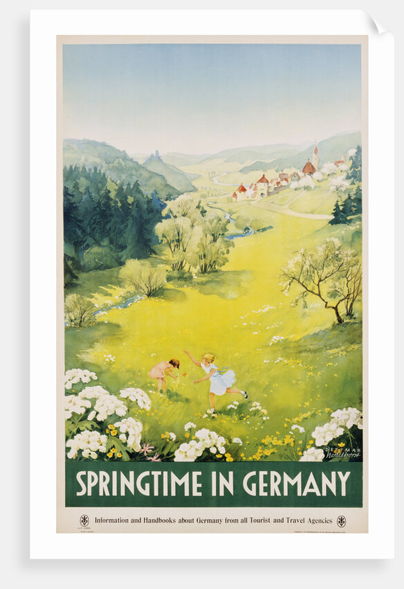 Springtime in Germany Poster by Dettmar Nettelhorst