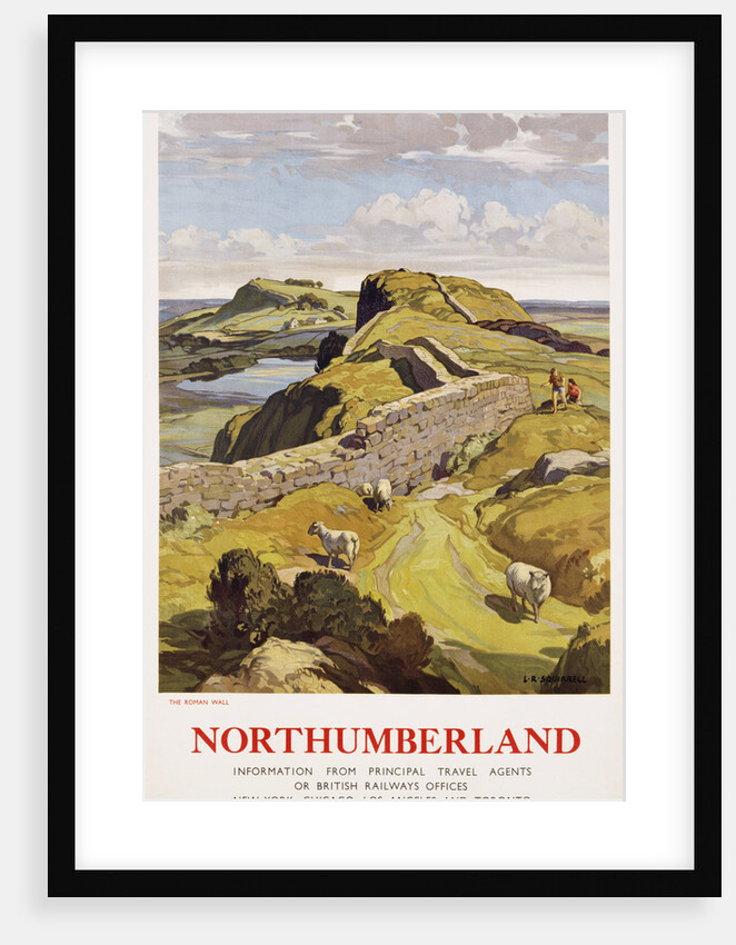 Northumberland Poster by Leonard Russell Squirrell