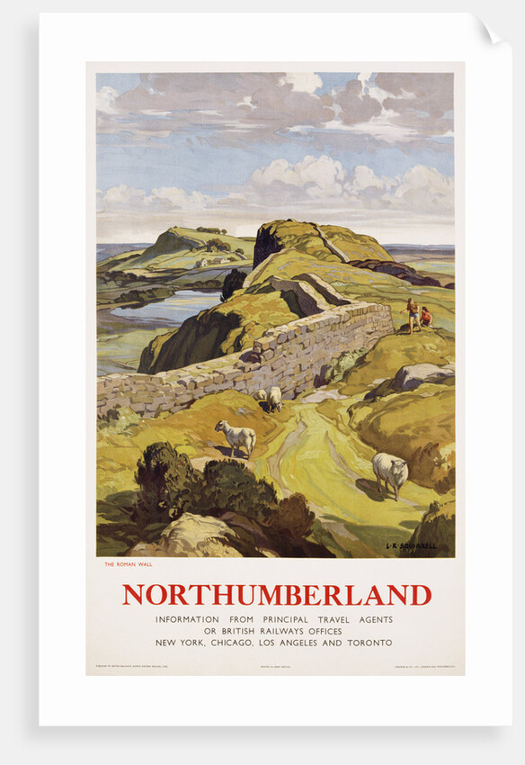 Northumberland Poster by Leonard Russell Squirrell