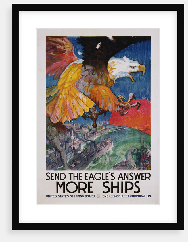 More Ships Poster by James Daugherty