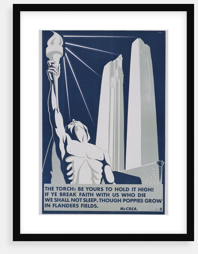 The Torch: Be It Yours to Hold High! Poster by Richard E. Filipowski