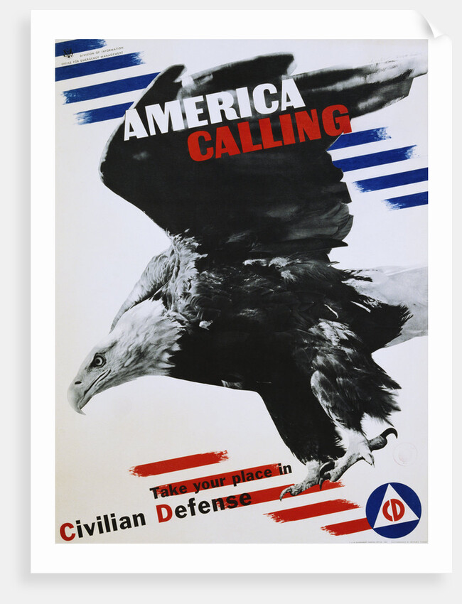 America Calling Poster by Herbert Matter