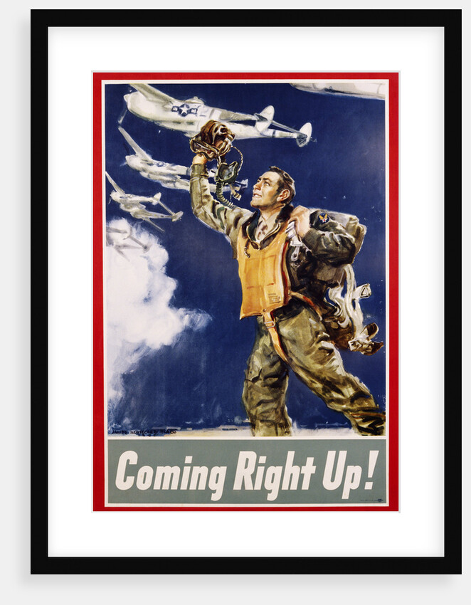 Coming Right Up! Poster by James Montgomery Flagg