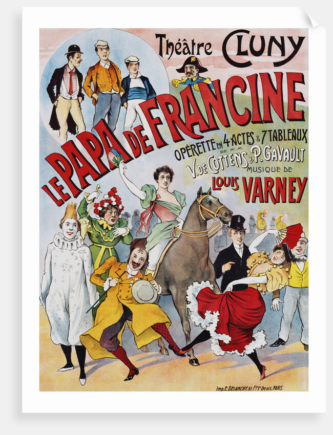 Le Papa de Francine Poster by Anonymous